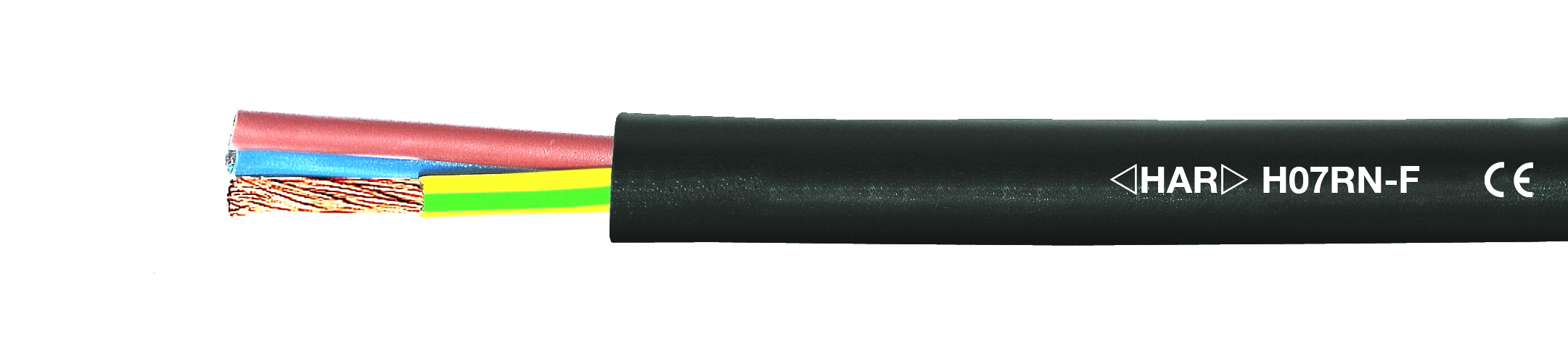 H05RR-F 2x1,0mm² Gummischlauchleitung schwarz 50 Meter Ring